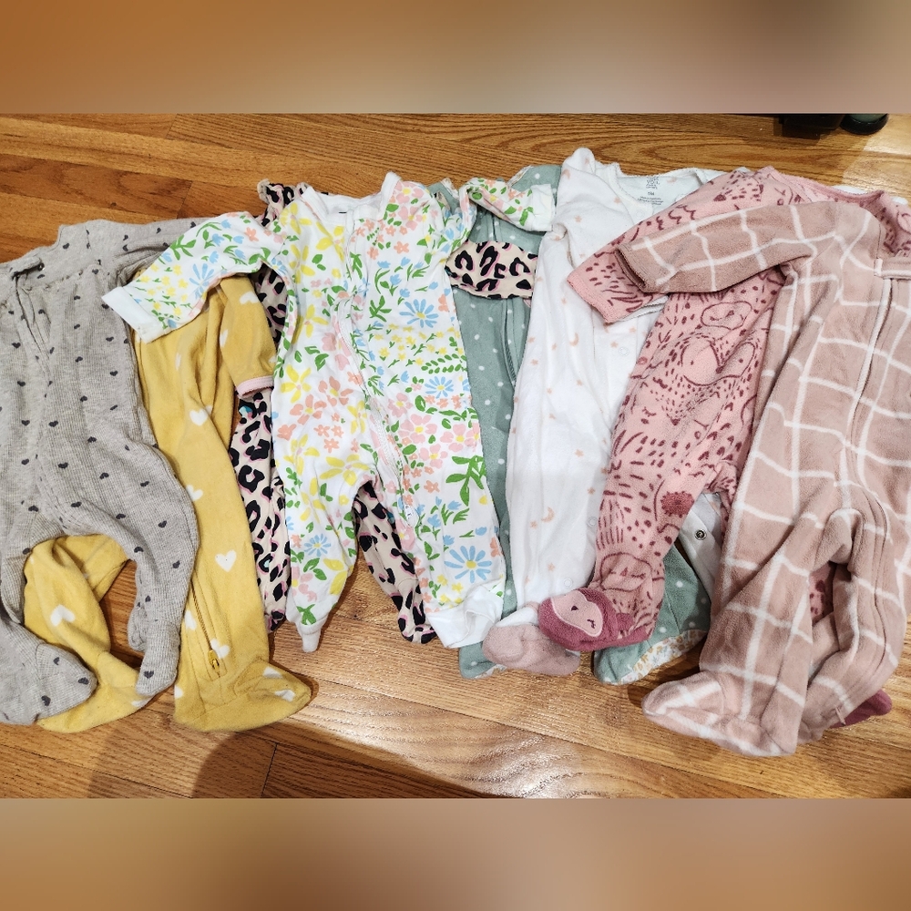 Carters Bundle Variety Footie Sleepers 6m